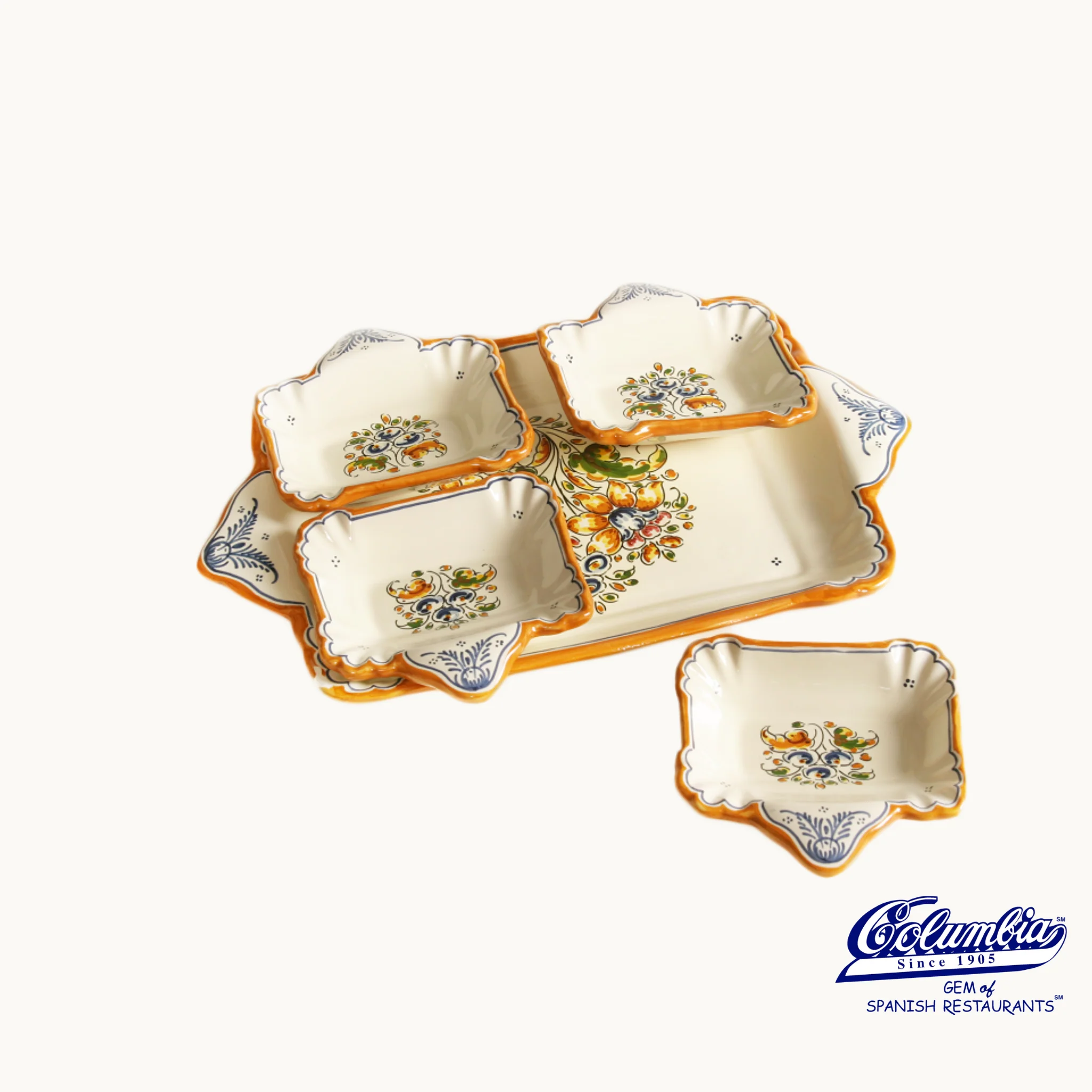 5-Piece Serving Set Platter