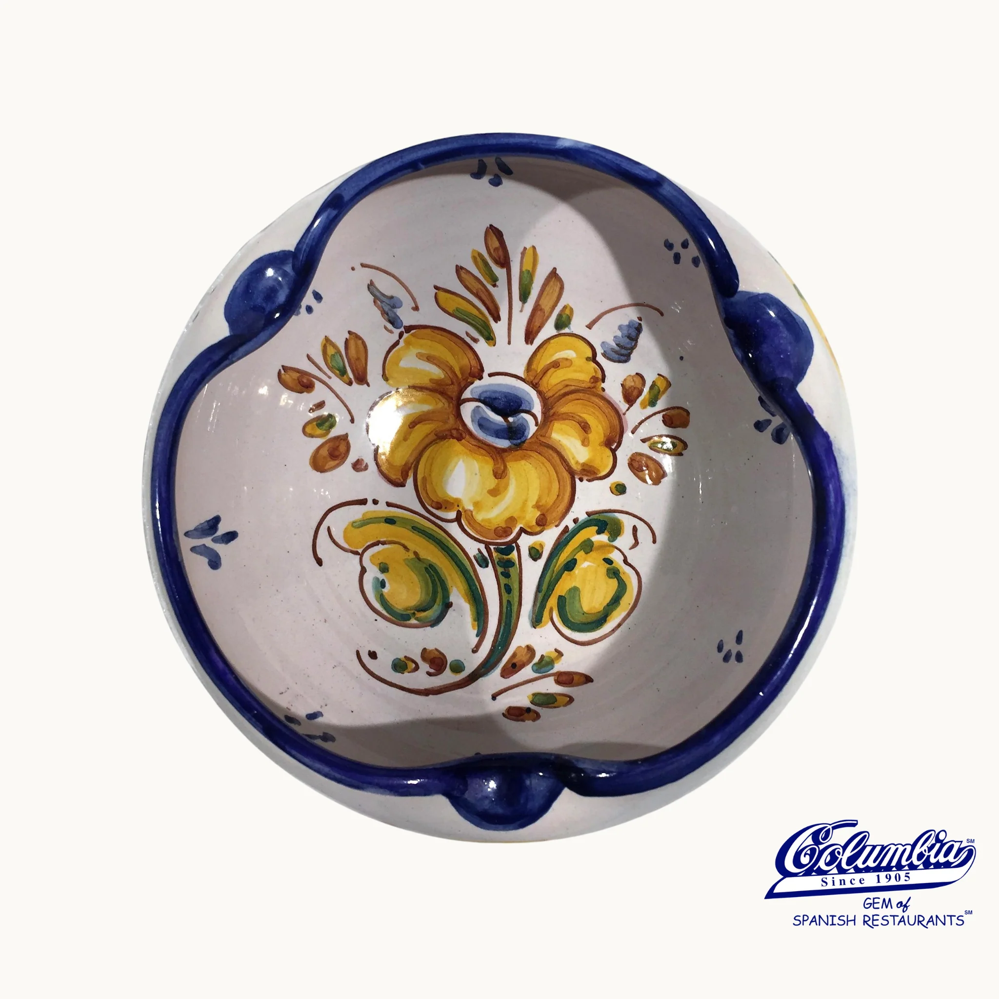 Bowl shaped ashtray - Large size 7.5 inches