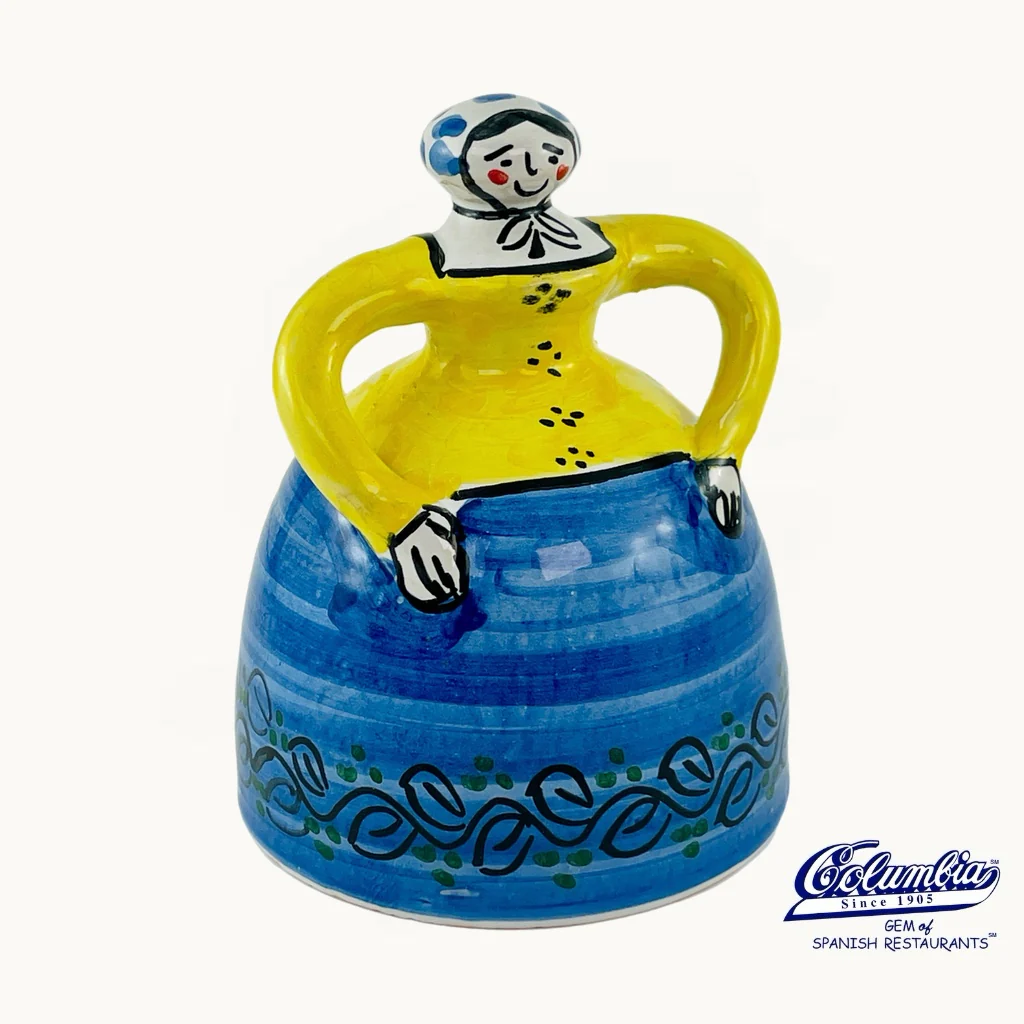 Ceramic Bell In The Shape of a Senorita - Image 3