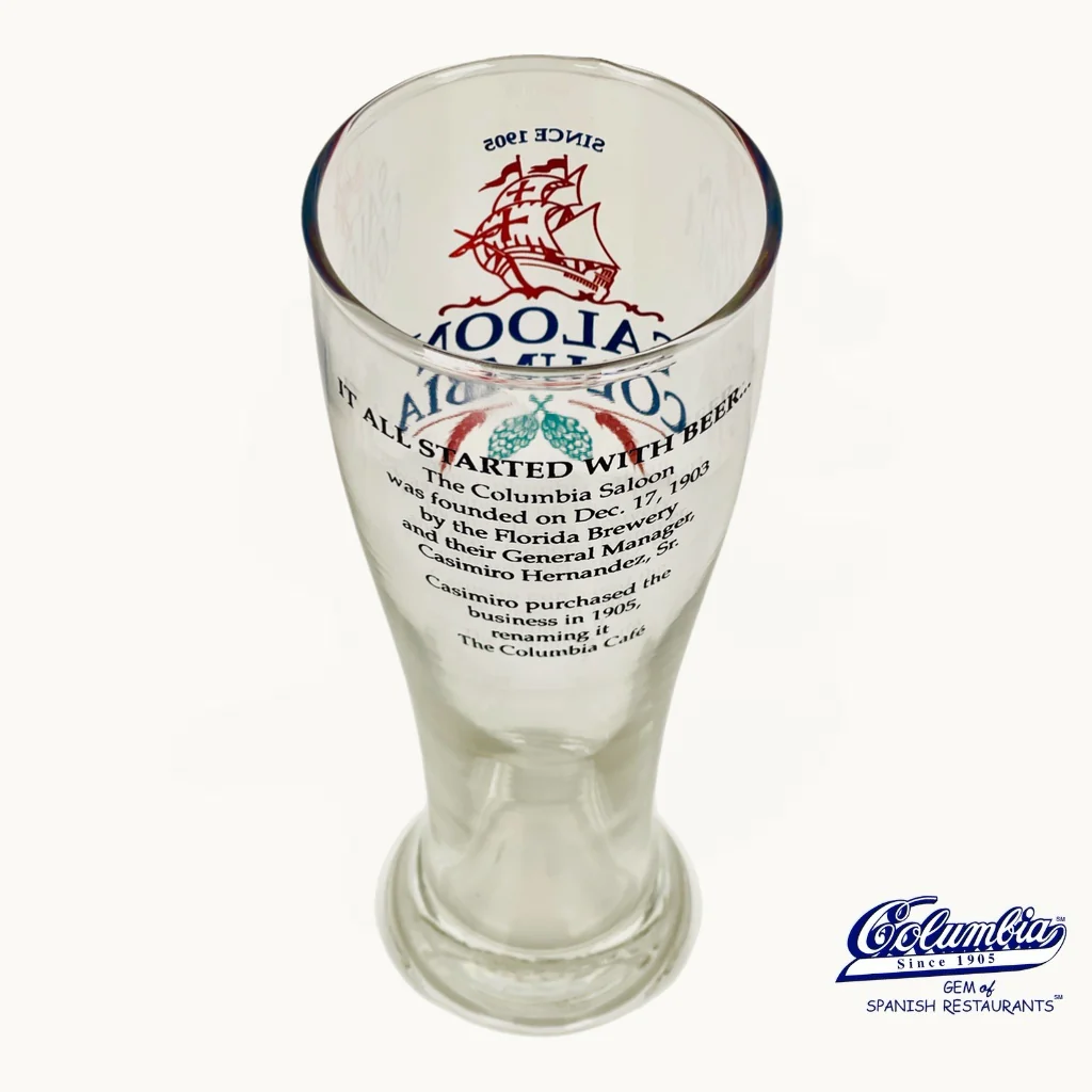 Columbia Saloon Beer Glass - Image 2
