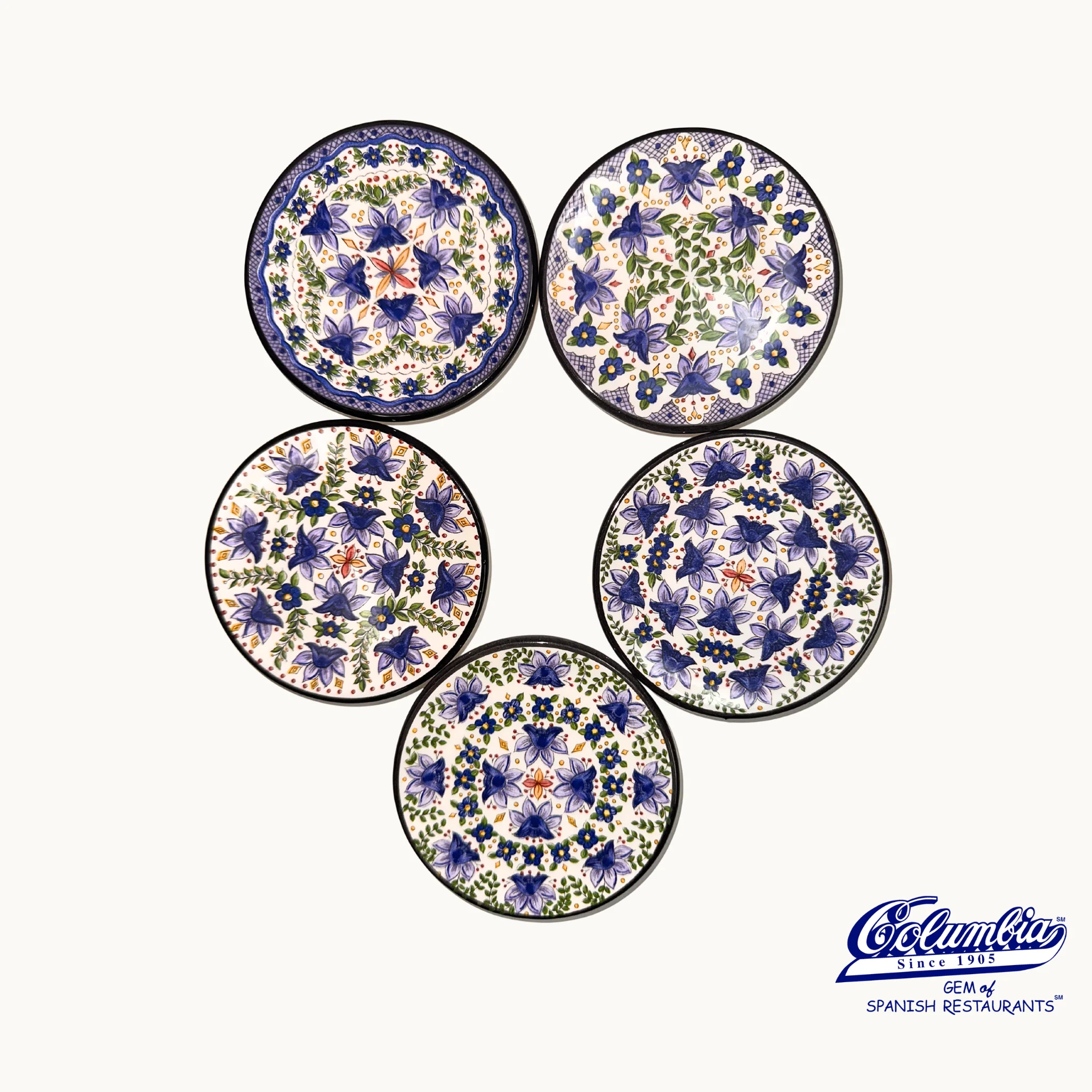 Handcrafted Ceramic Coasters - Set of 5 - Image 3