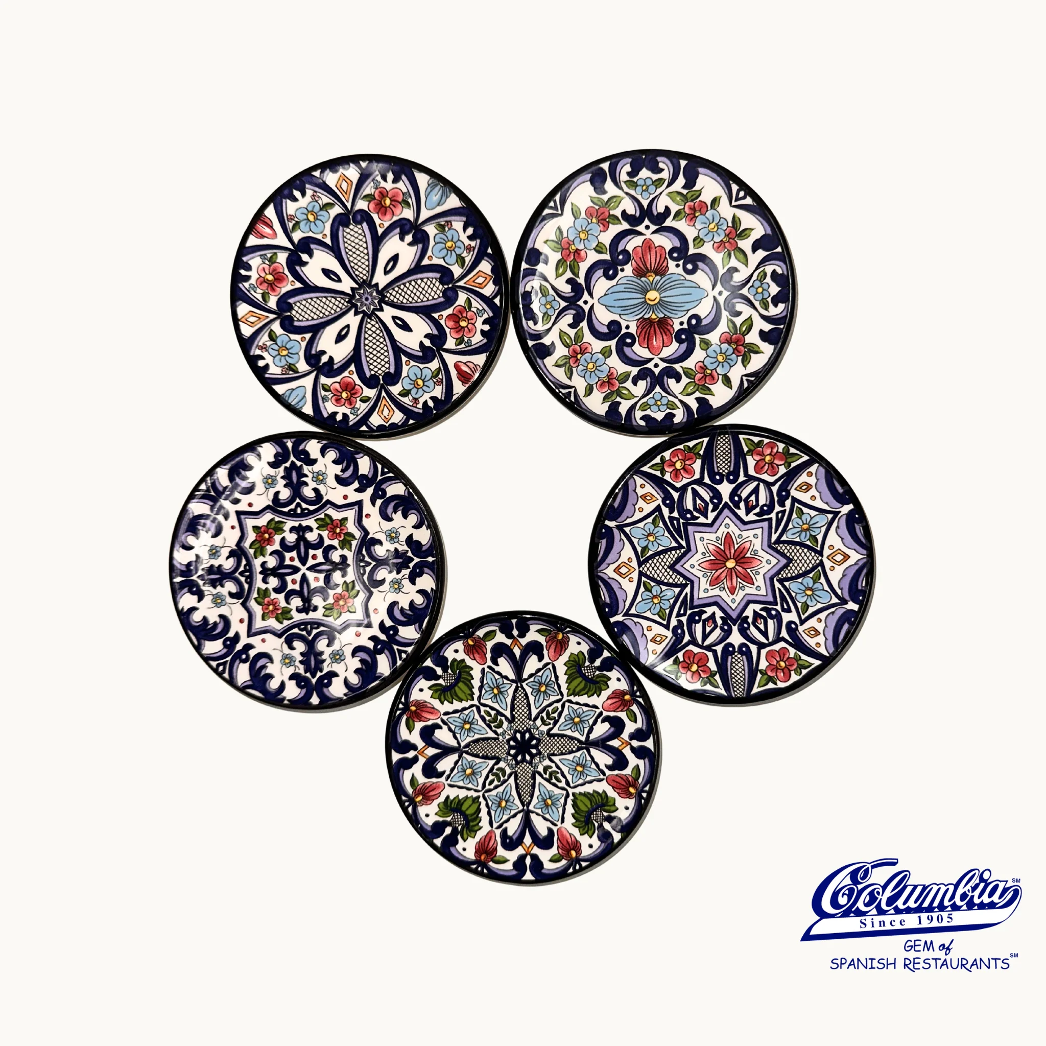 Handcrafted Ceramic Coasters - Set of 5 - Image 5