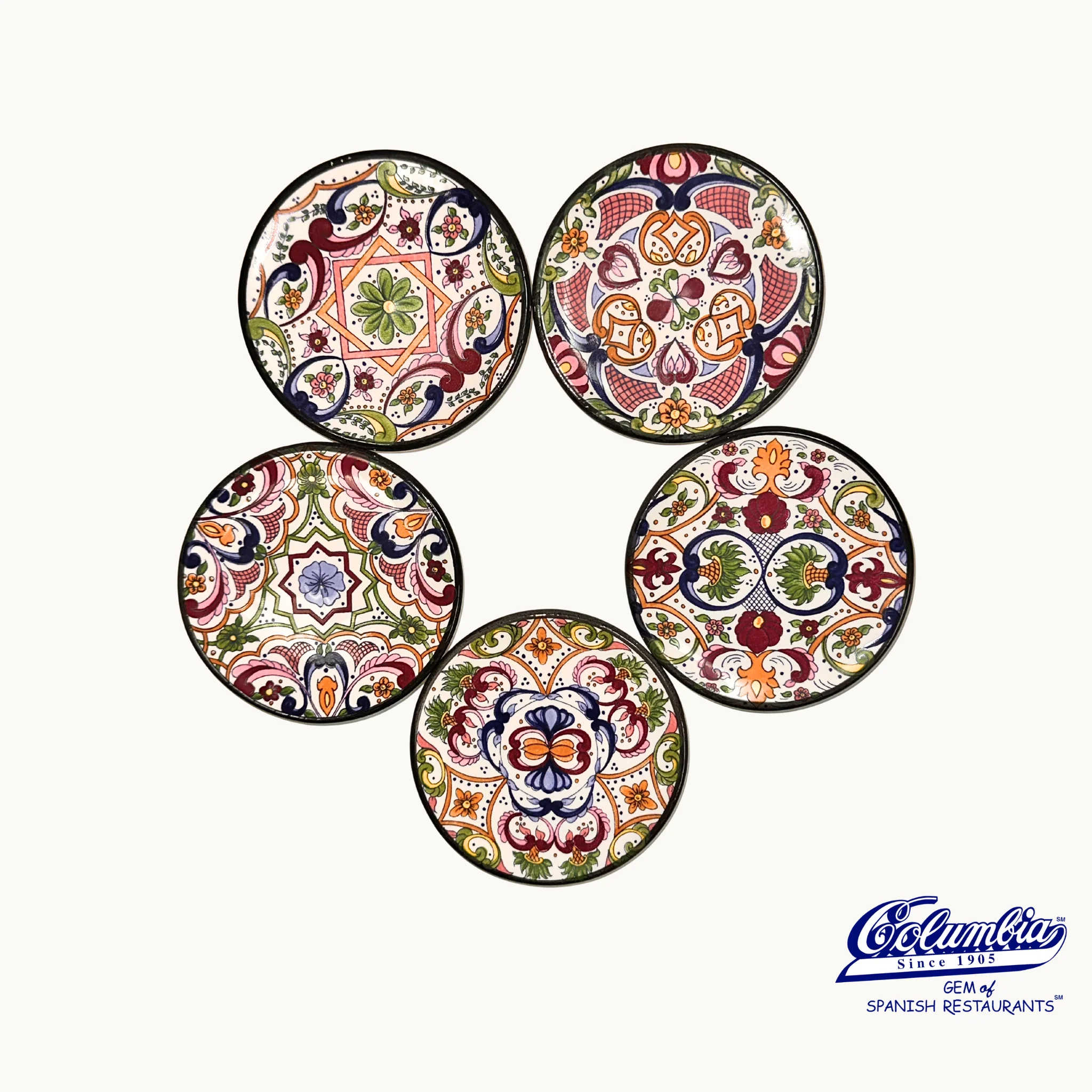 Handcrafted Ceramic Coasters - Set of 5 - Image 6