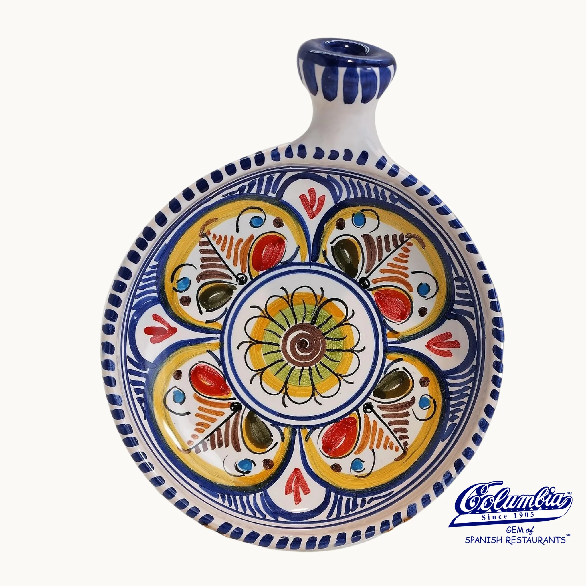 Tapas Dish- Clay Dish With Handle 4.5 inches